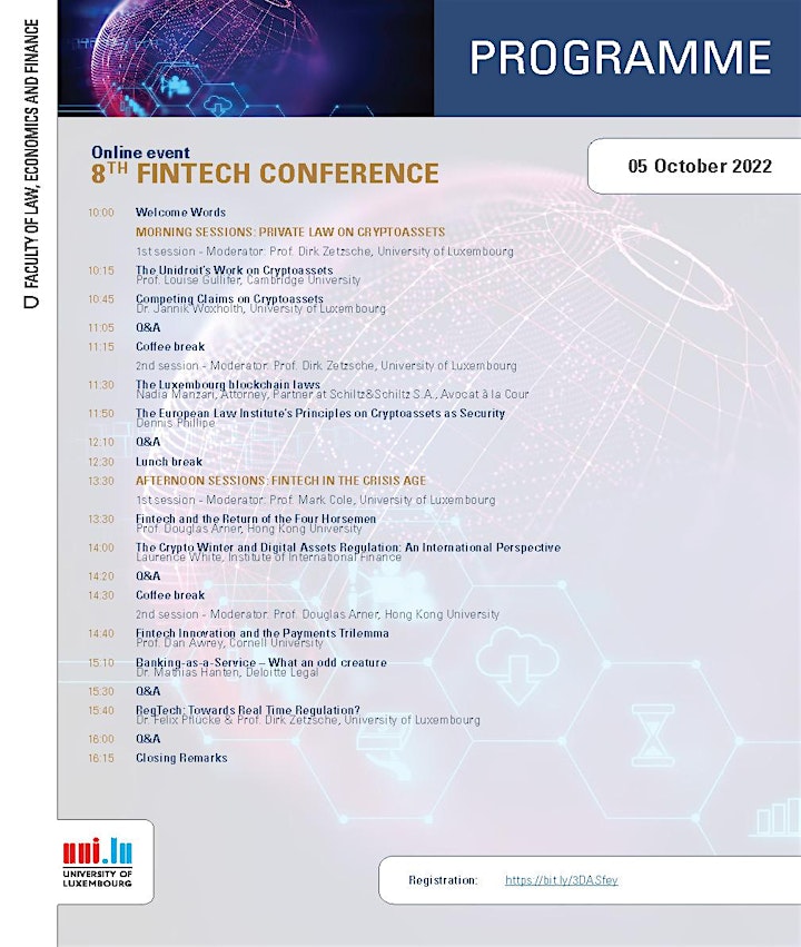 8th FinTech Conference - ONLINE image