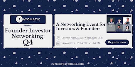 Founder Investor Networking Q4