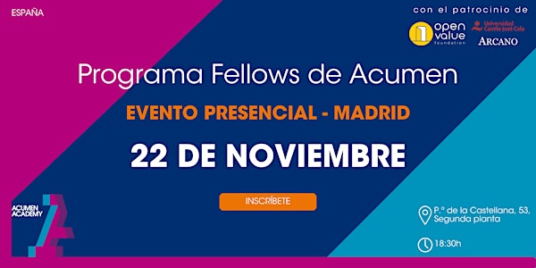 Programa Fellow de Acumen - Madrid