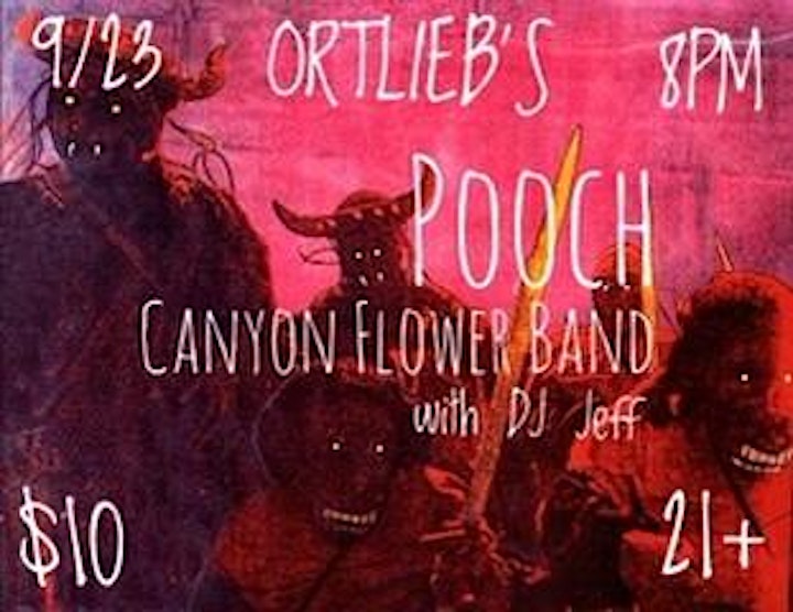 Pooch with Canyon Flower Band and DJ Jeff image