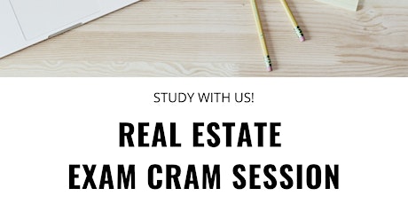 Real Estate Exam Cram Session (October Session)