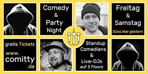 Comedy & Party Night ⭐Profi-Comedians & Newcomer ⭐DJs auf 3 Floors ⭐Berlin