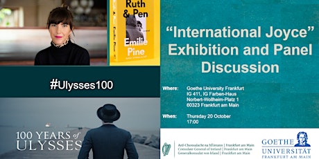 "International Joyce" Exhibition and Panel Discussion with Emilie Pine