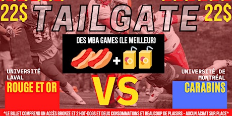 TAILGATE MBA Games - 16 Octobre