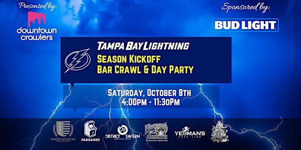 Tampa Bay Lightning 2022-23 Season Kickoff Bar Crawl