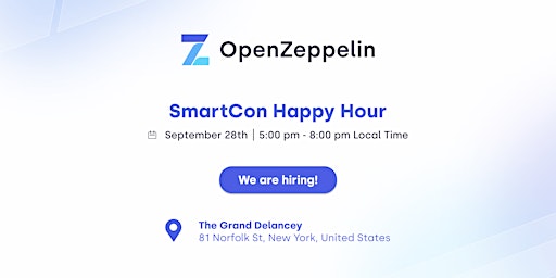 OpenZeppelin Happy Hour @ SMARTCON
