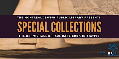 SIS Research Seminar Series: The Dr. Michael D. Paul Rare Books Initiative