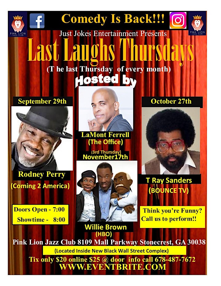 Last Laughs Thursdays Comedy Show image