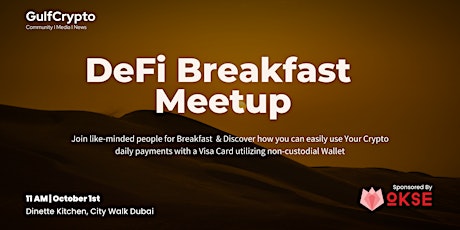 DeFi Breakfast with Okse Wallet - Hosted by GulfCrypto
