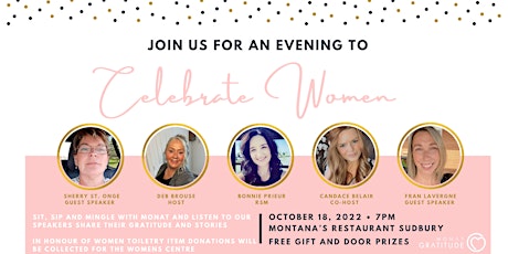 Join us for an evening to Celebrate Women