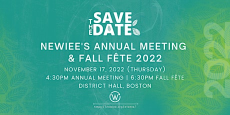 NEWIEE's Annual Meeting & Fall Fête