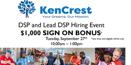KenCrest In Person Hiring Event