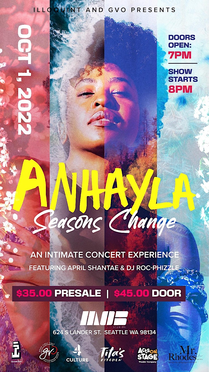 Illoquint & GVO Collective Present: Anhayla Live in Concert image