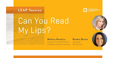 LEAP SESSION: Can You Read My Lips?