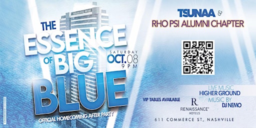 The Essence of Big Blue Official Homecoming After Party