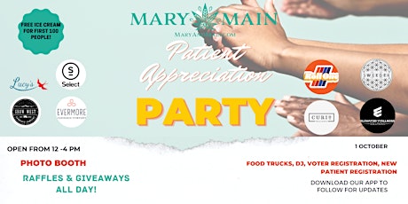 Mary & Main Patient Appreciation Party