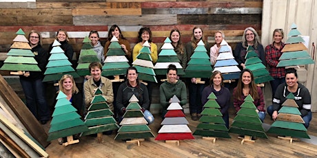Paint Your Own Barn Board Christmas Tree
