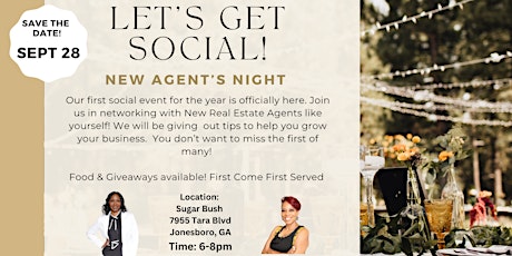 New Real Estate Agent's Night... Networking Event