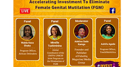 Accelerating Investment to Eliminate FGM Virtual Conference