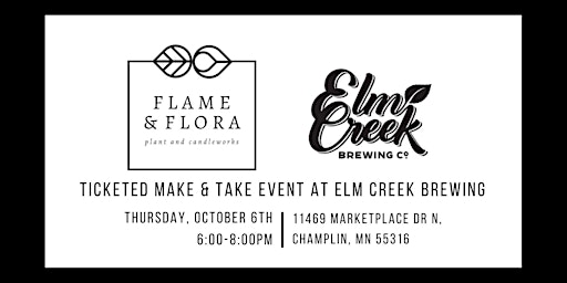 Ticketed Make & Take at Elm Creek Brewing