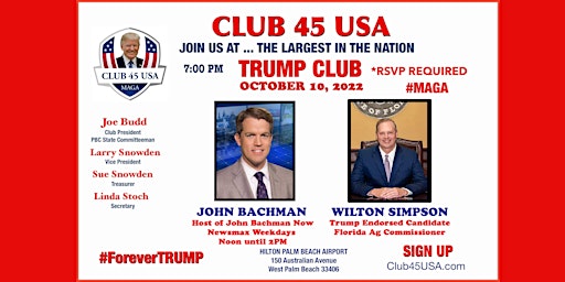 CLUB 45 USA OCTOBER 10 MEETING
