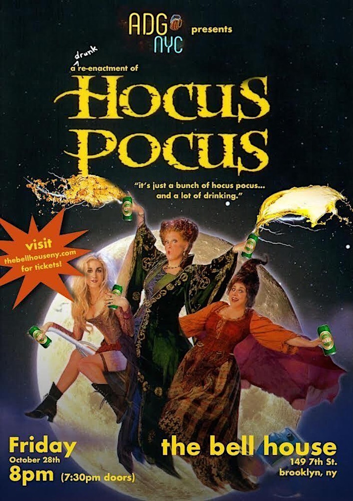 A Drinking Game NYC presents Hocus Pocus image