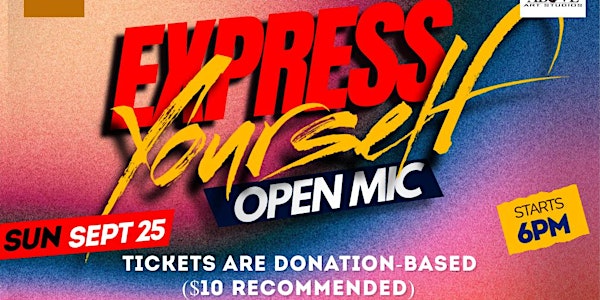 Express Yourself Open Mic at Bookstore & Art Gallery!