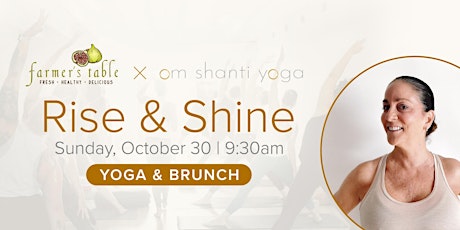 October Yoga & Brunch at Farmer's Table NPB primary image