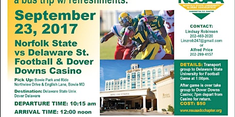 Norfolk State University vs Delaware State University Football Game primary image