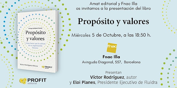 Presentación libro "Propósito y Valores" - con Eloy Planes