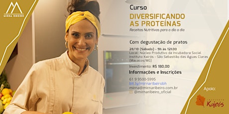 Imagem principal do evento Curso Diversificando as Proteínas – Receitas Nutritivas para o dia a dia