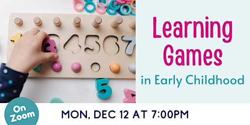 ONLINE: Learning Games in Early Childhood