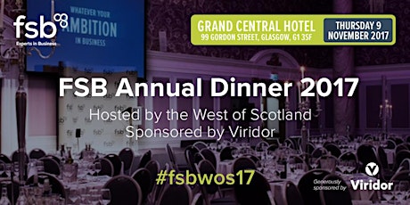 #010171117 FSB West of Scotland Annual Dinner primary image