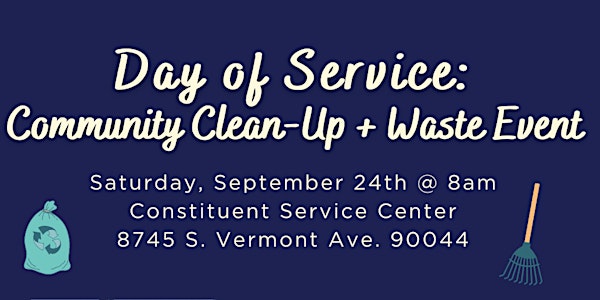 Day of Service: Community Clean-Up + Waste Event