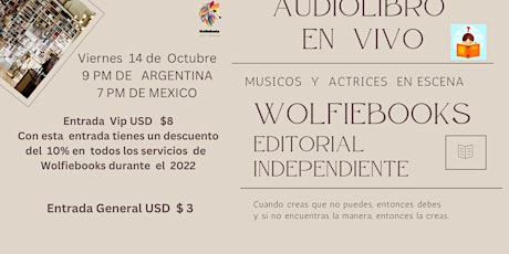 Wolfiebooks Editorial   Independiente Audiolibro  en Vivo