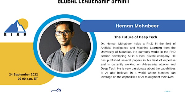 Global Leadership Sprint- “The future of Deep Tech”