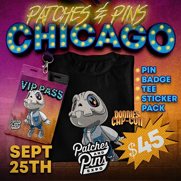 Patches & Pins Expo CHICAGO Feat Cap Con image