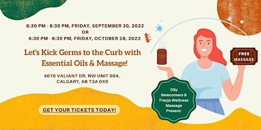 Let's Kick Germs to the Curb with Essential Oils & Massage!