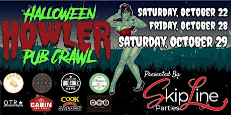 Sat Oct 22nd Bonus Routes for Edmonton's Halloween Howler Pubcrawl!
