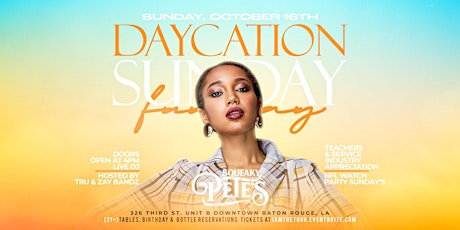 Sunday Funday Day Party | at Squeaky Pete’s | Baton Rouge, LA