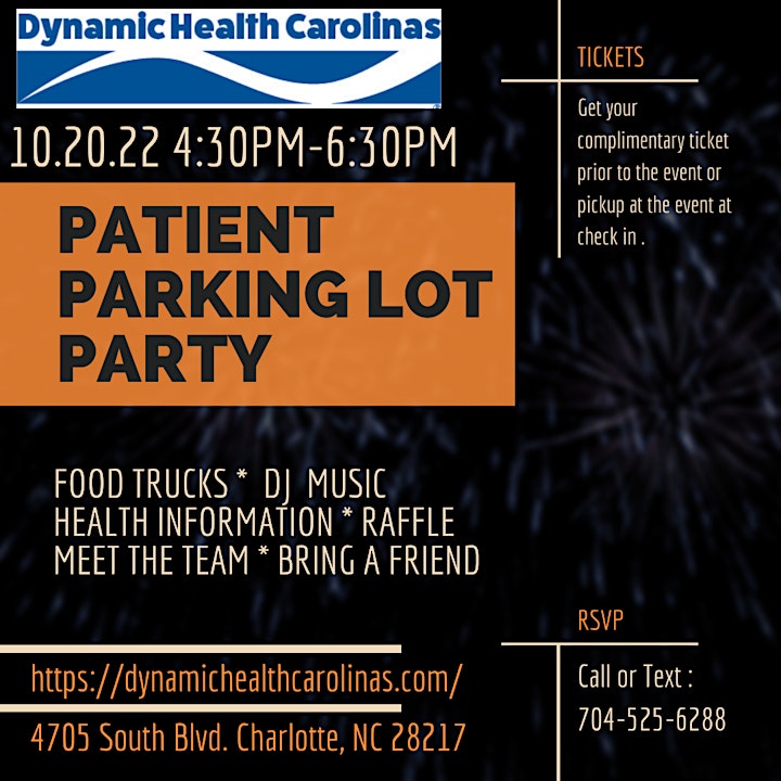 Dynamic Health Carolinas Parking Lot Party image