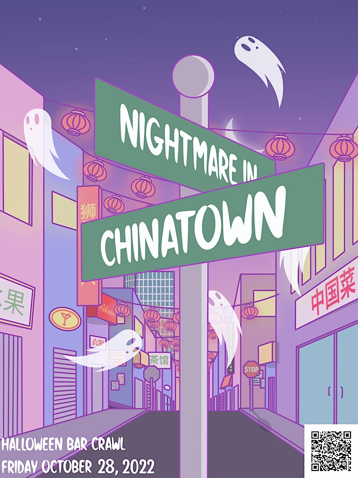 Nightmare in Chinatown: Halloween Bar Crawl in CT, SF.   Eat, Drink, Dance! image