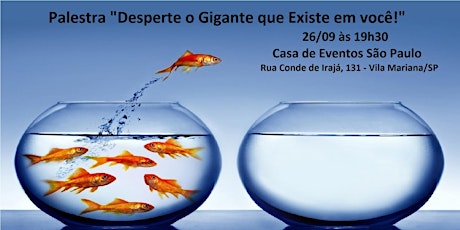 Imagem principal do evento Palestra "Desperte o Gigante que Existe em você!" 