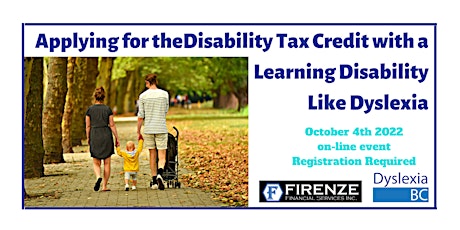 Applying for the Disability Tax Credit with a Dyslexia /Learning Disability