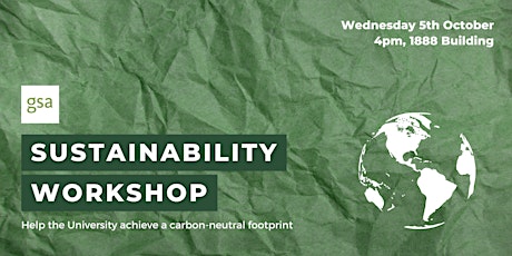 Hauptbild für GSA Sustainability Workshop