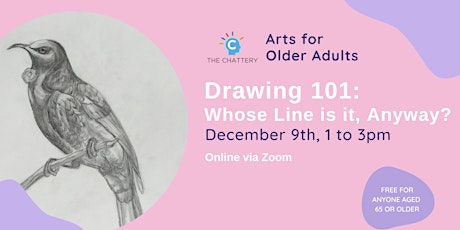 Arts for Older Adults: Drawing 101: Whose Line is it, Anyway? - ONLINE