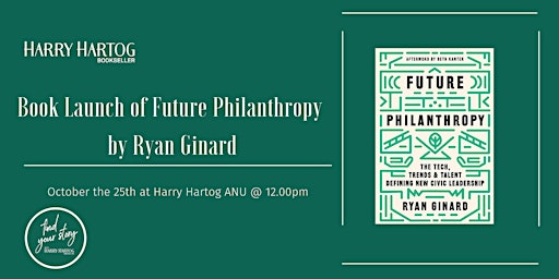 Book Launch of Future Philanthropy by Ryan Ginard