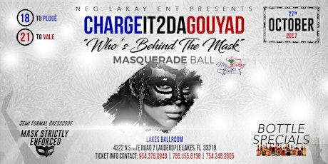 CHARGE IT 2 DA GOUYAD 'Who's Behind The Mask?' primary image