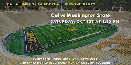 Cal Football Viewing Party vs. Washington State