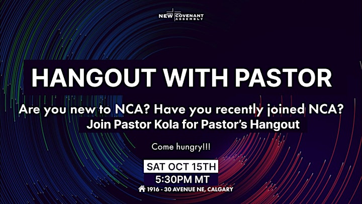 Hangout with Pastor image